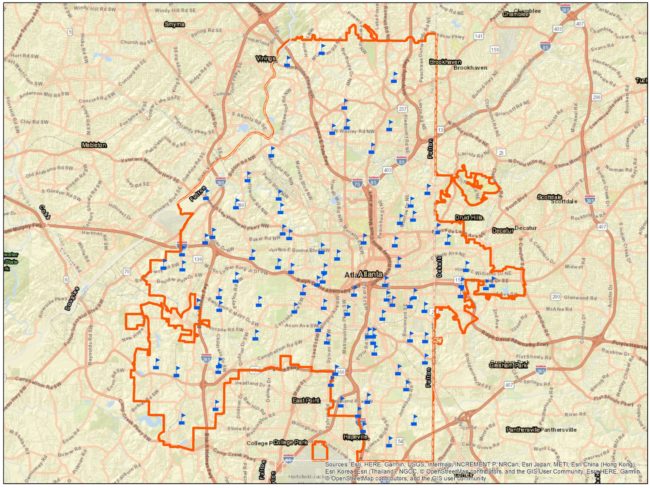 Atlanta school sites